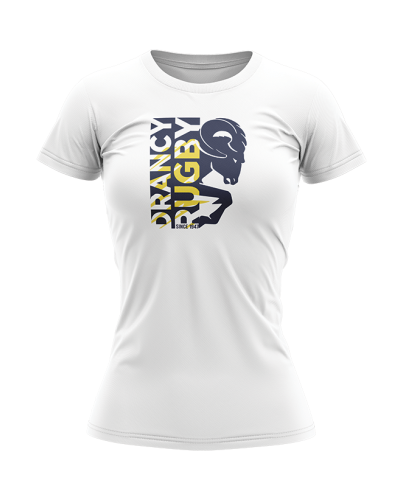 Tee-shirt Lifestyle Femme Rugby Club Drancy - Akka Sports