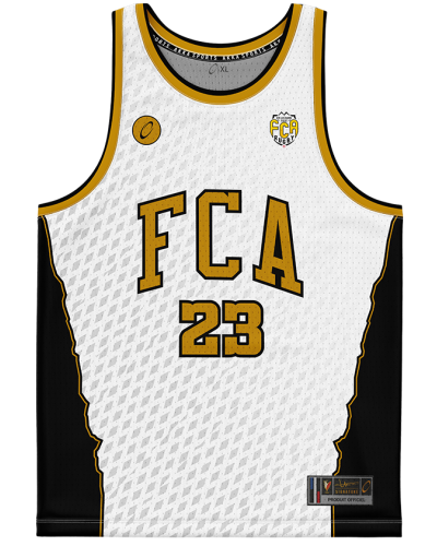 Maillot Basket Signature© White Edition FCA Rugby - Akka Sports