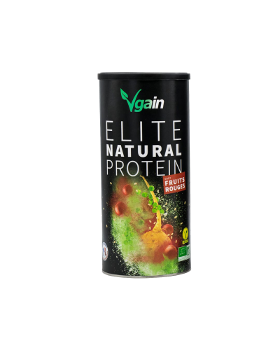 Elite Natural Protein - Goût fruits rouges - Vgain