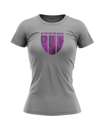 T-shirt Blason Femme PUC RUGBY - Akka Sports gris